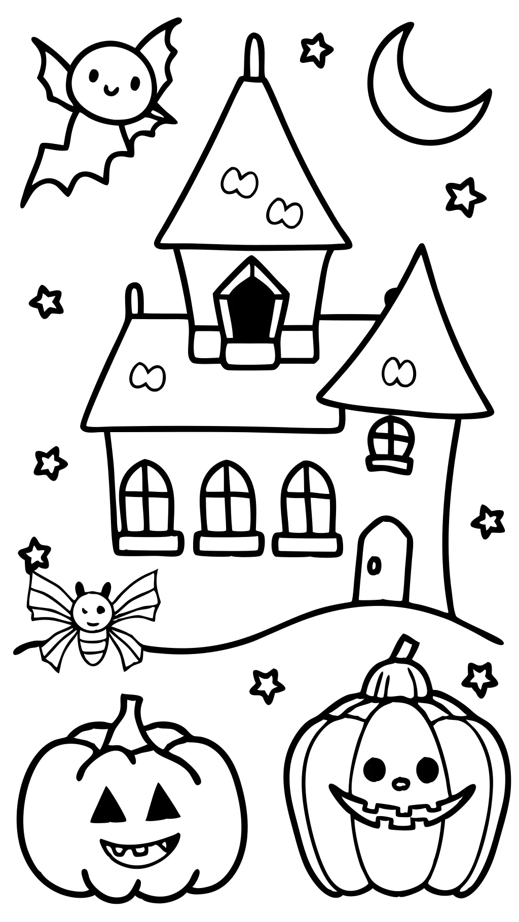 halloween coloring book pages